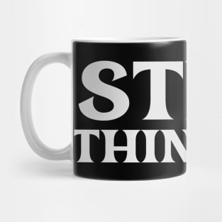 Still Thinking Critical Free Thinker Philosopher Logic Reason Mug